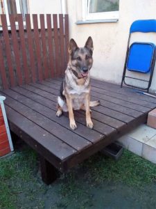 2×2 méteres terasz dobogó